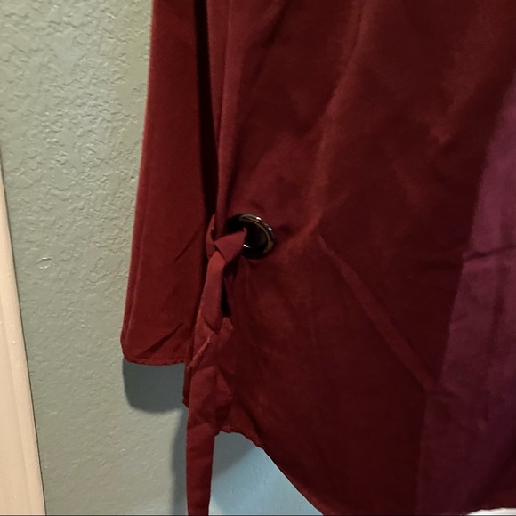 Goldray violet top raspberry sleeves plus 1X - Picture 7 of 10